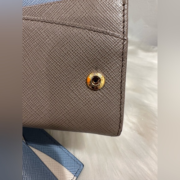 PRADA Multicolor Bifold Wallet On Chain With Card Case - Picture 16 of 16